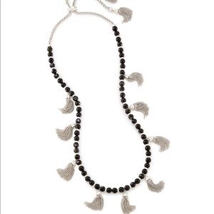 Kendra Scott Vanina Necklace Black Pearl